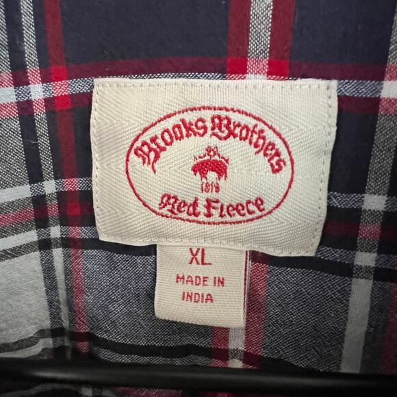 Brooks Brothers Red Fleece Men's Indian Madras Shirt XL23x28 - Picture 3 of 4